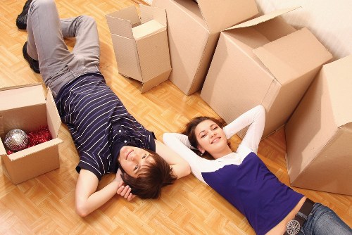 Local moving team navigating Falconwood streets